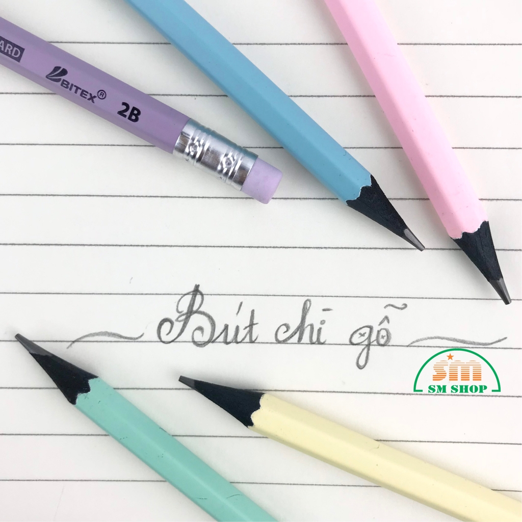 Bút chì gỗ Bitex PC21 2B (30)