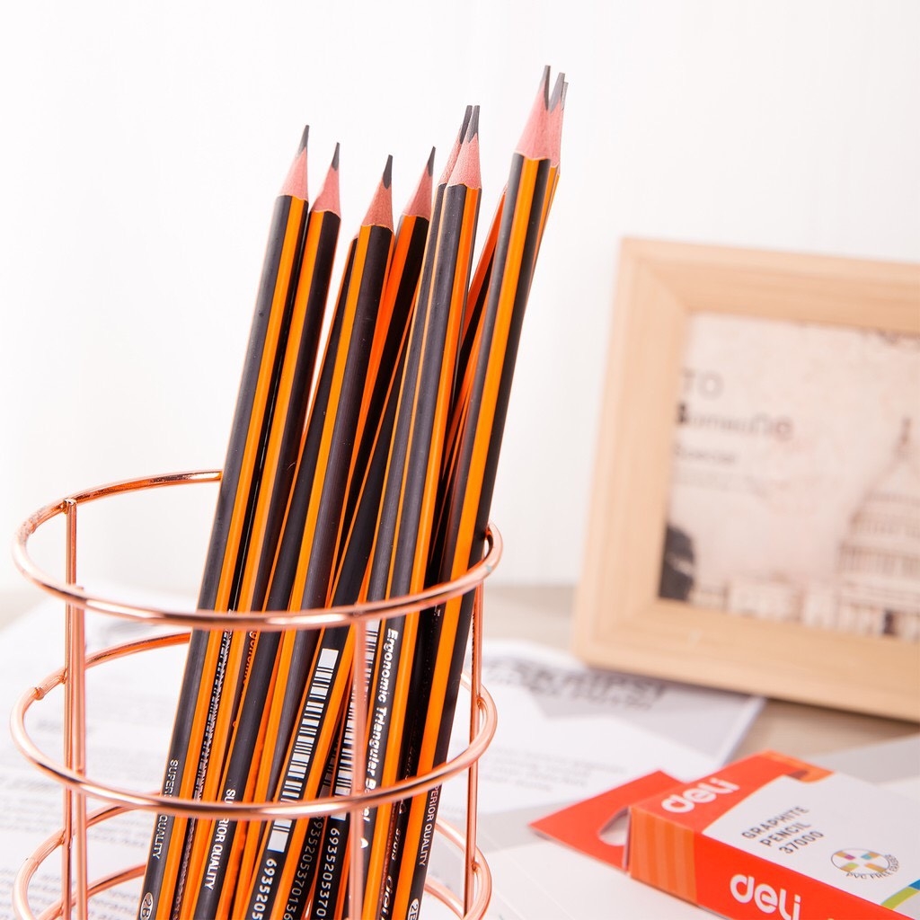 Bút chì gỗ Deli 37013 (12/144/2880)