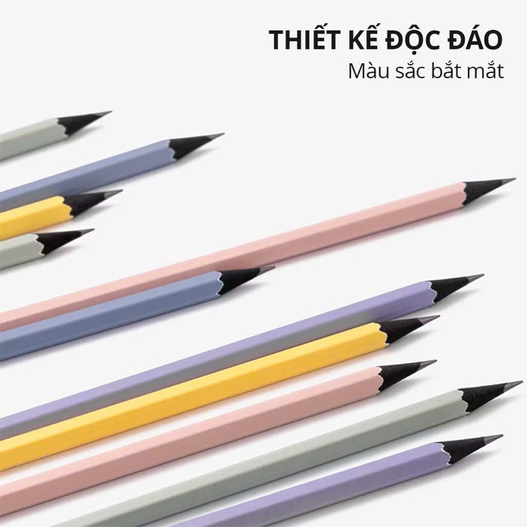 Bút chì gỗ Deli NS724 2B (10)