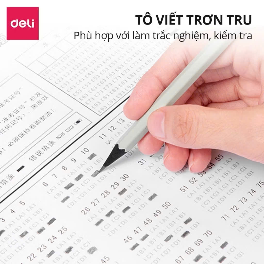 Bút chì gỗ Deli NS724 2B (10)