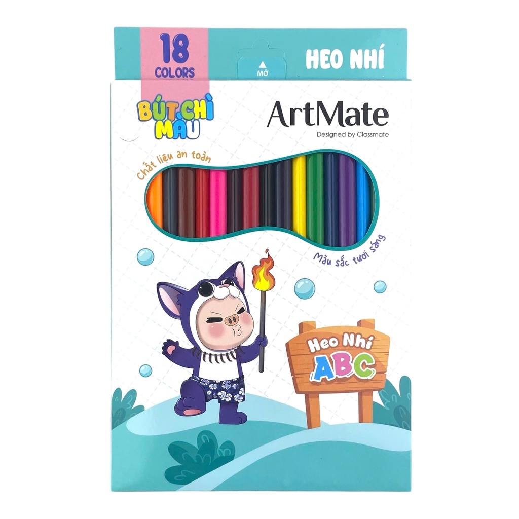 Bút chì màu Classmate AM-CL401/ AM-CL402, Bộ chì màu, Viết chì vẽ tranh