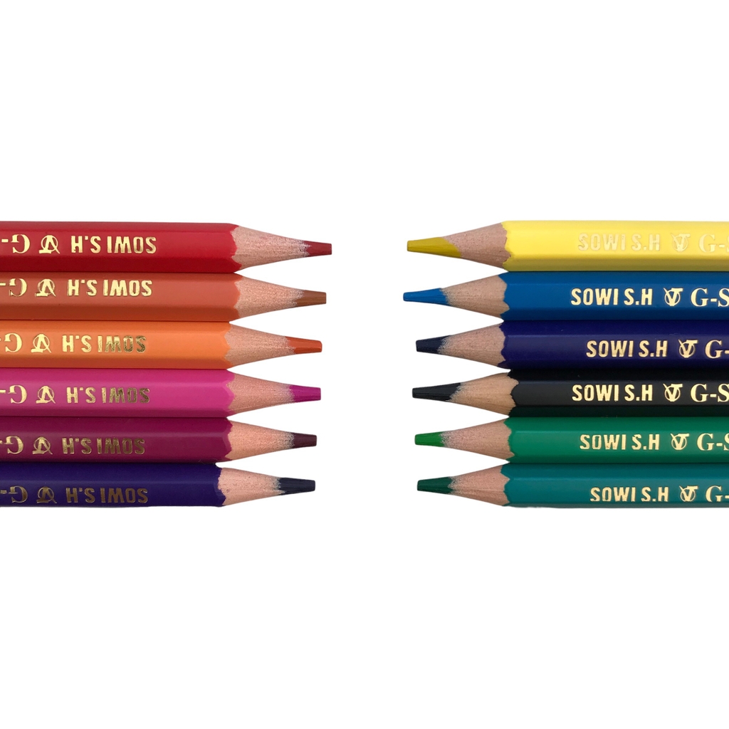 Bút chì màu Gstar CP1-12N ngắn 12 màu