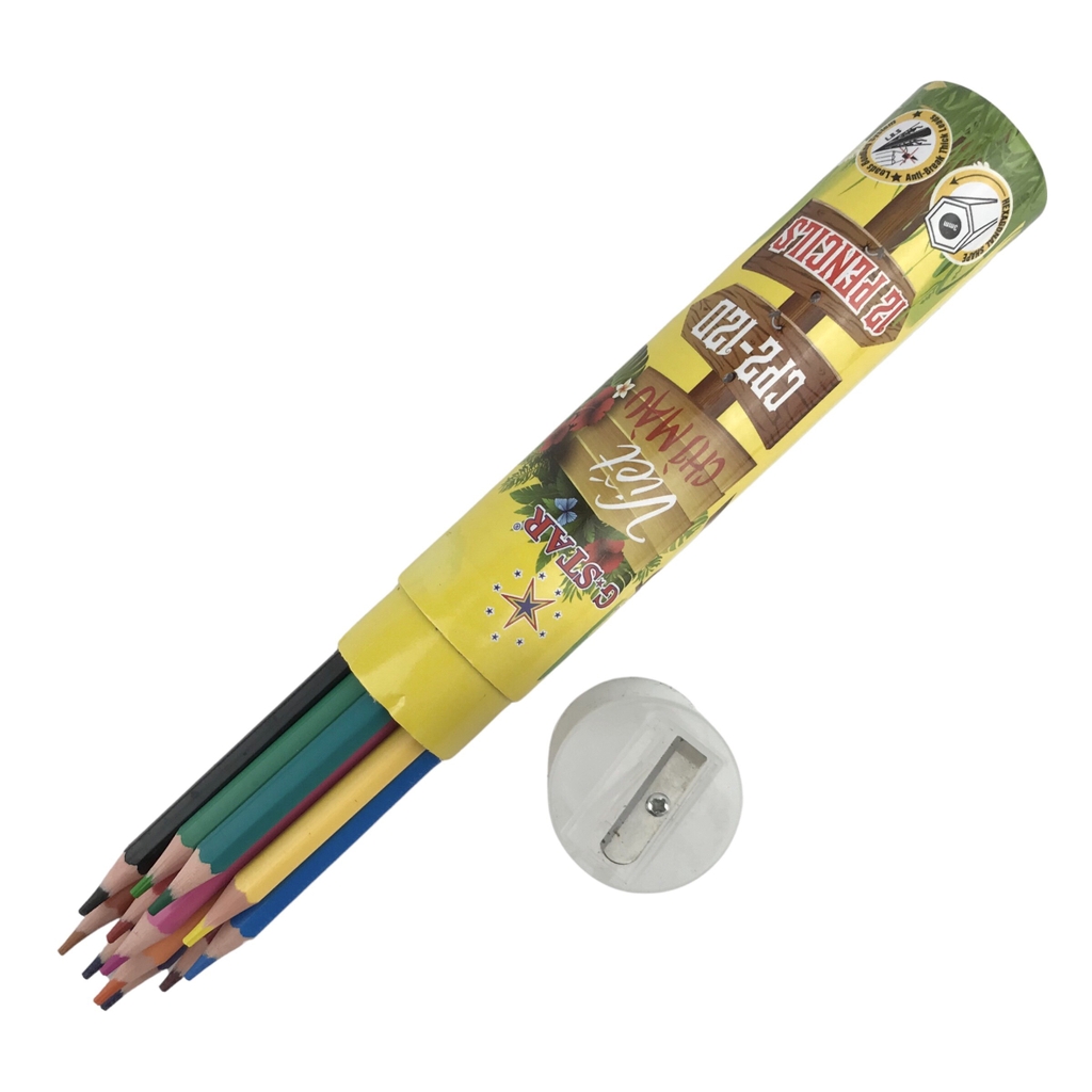 Bút chì màu Gstar CP2-12D 12 màu dài