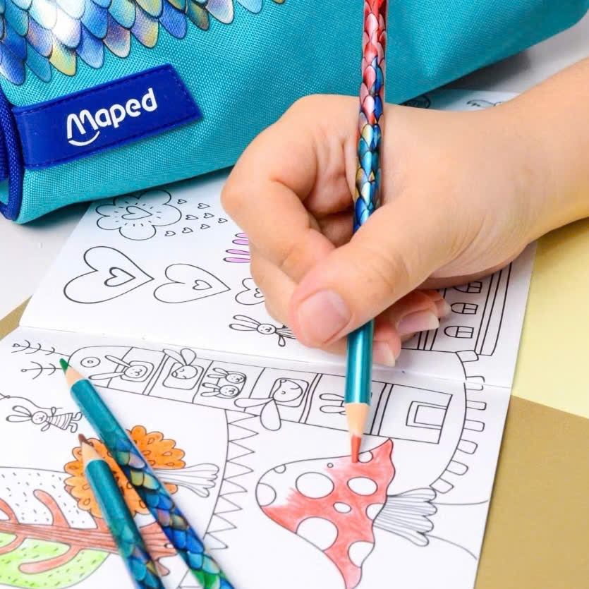 Bút chì màu Maped 862234 12 màu, Màu vẽ, Văn phòng phẩm (12)