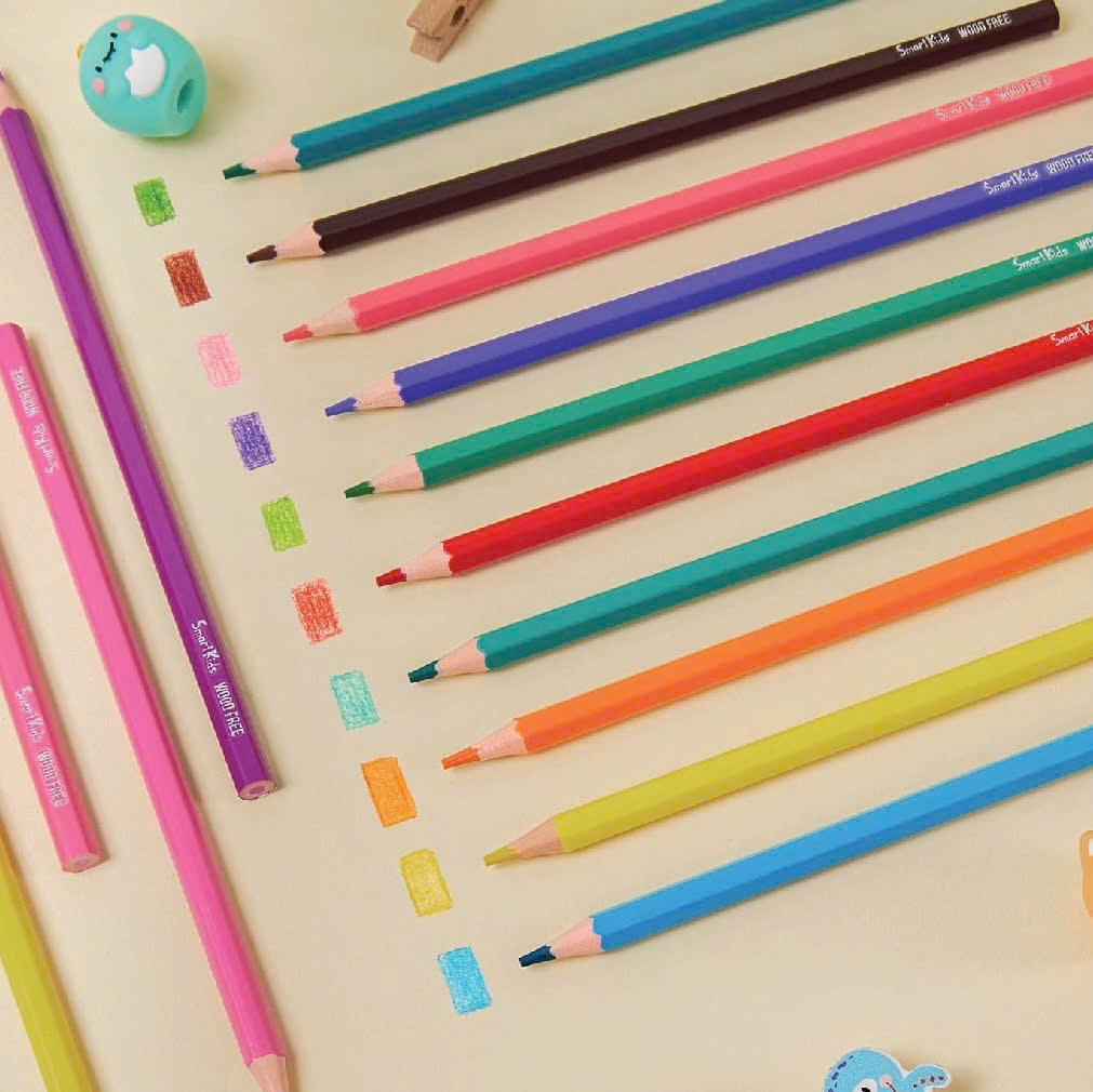 Bút chì màu Smart Kids CP23/ CP24, Hoạ cụ, Văn phòng phẩm