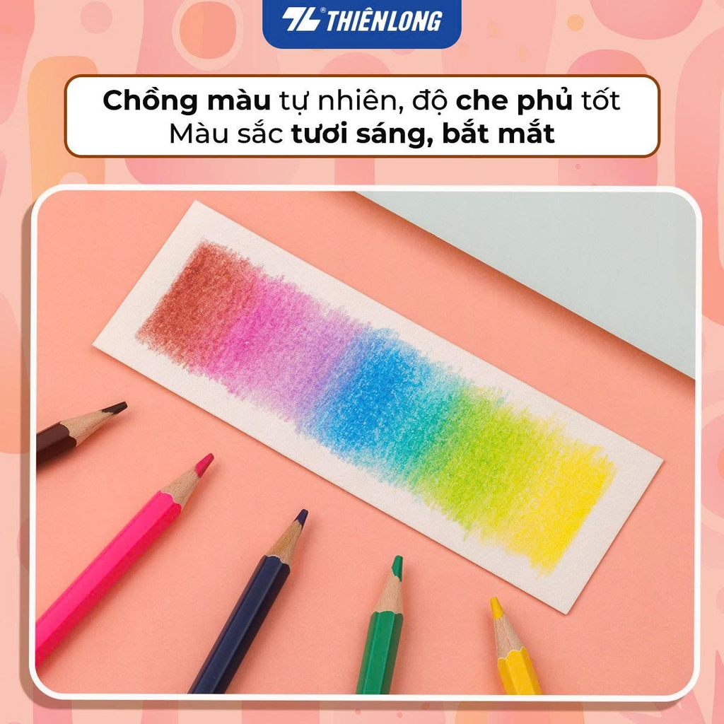 Bút chì màu TL Colokit CPC-C039 / CPC-C040 / CPC-C041, Màu chì