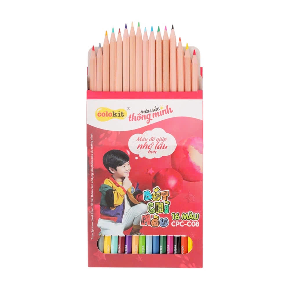 Bút chì màu TL Colokit CPC-C08 16 màu (10/160)