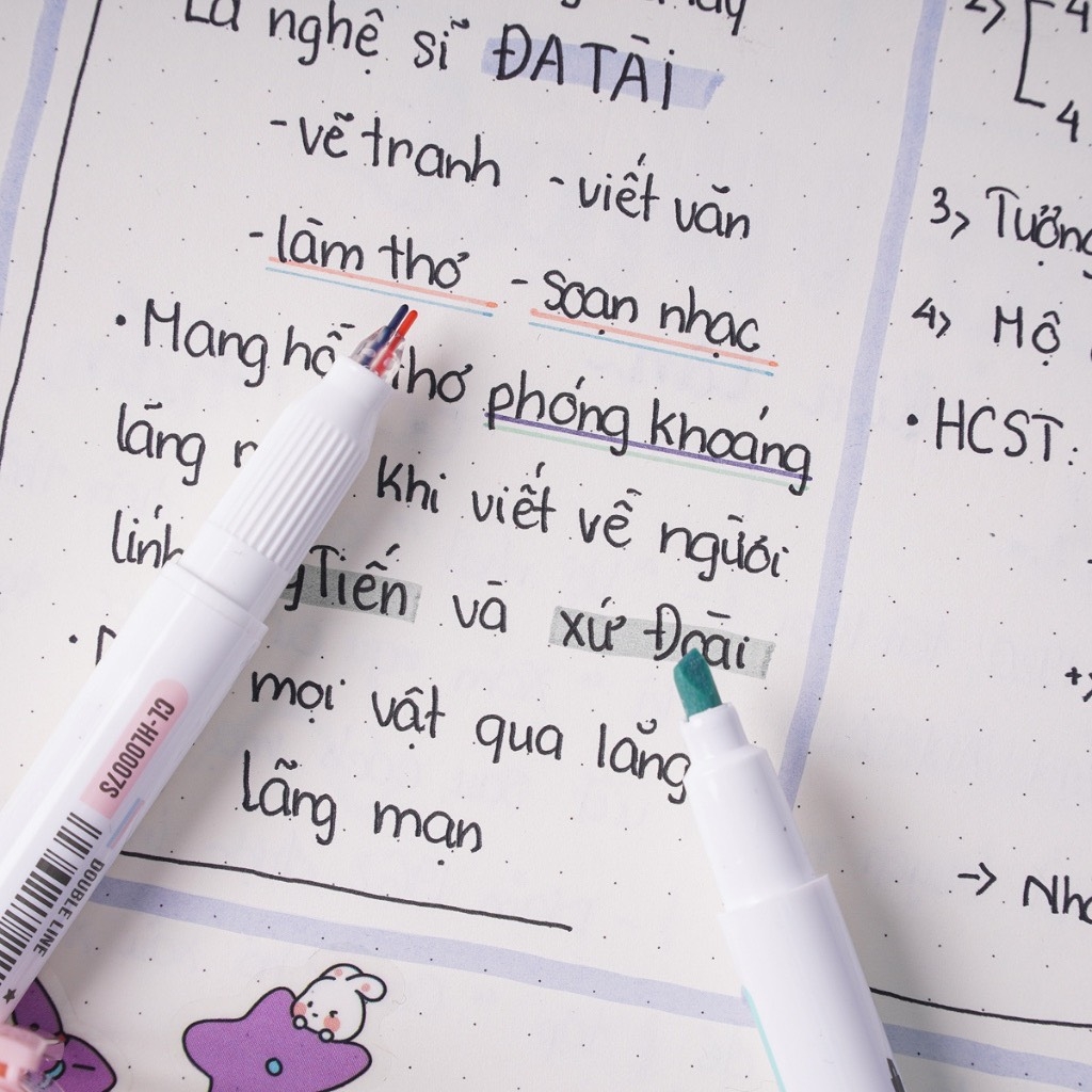 Bút dạ quang 2 đầu Classmate CL-HL0007S