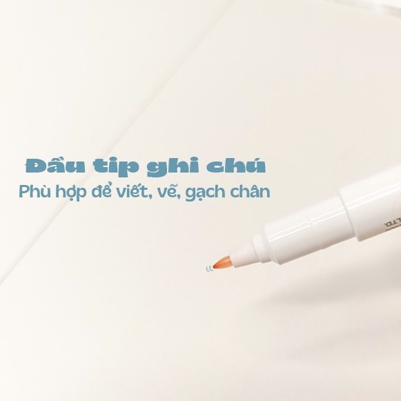 Bút dạ quang 2 đầu Uni Propus Window PUS-103T (10)
