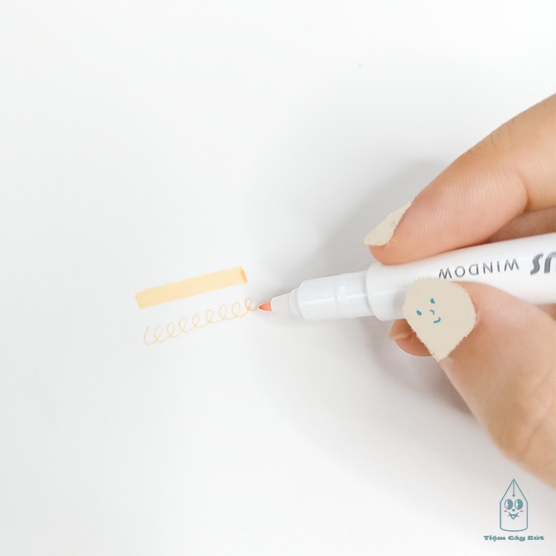 Bút dạ quang 2 đầu Uni Propus Window PUS-103T (10)