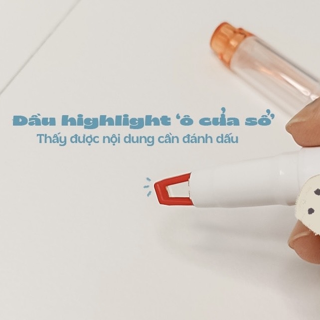 Bút dạ quang 2 đầu Uni Propus Window PUS-103T (10)