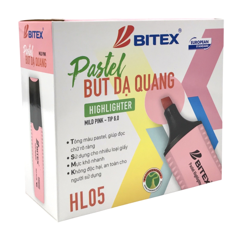 Bút dạ quang Bitex HL05 0astel (12)