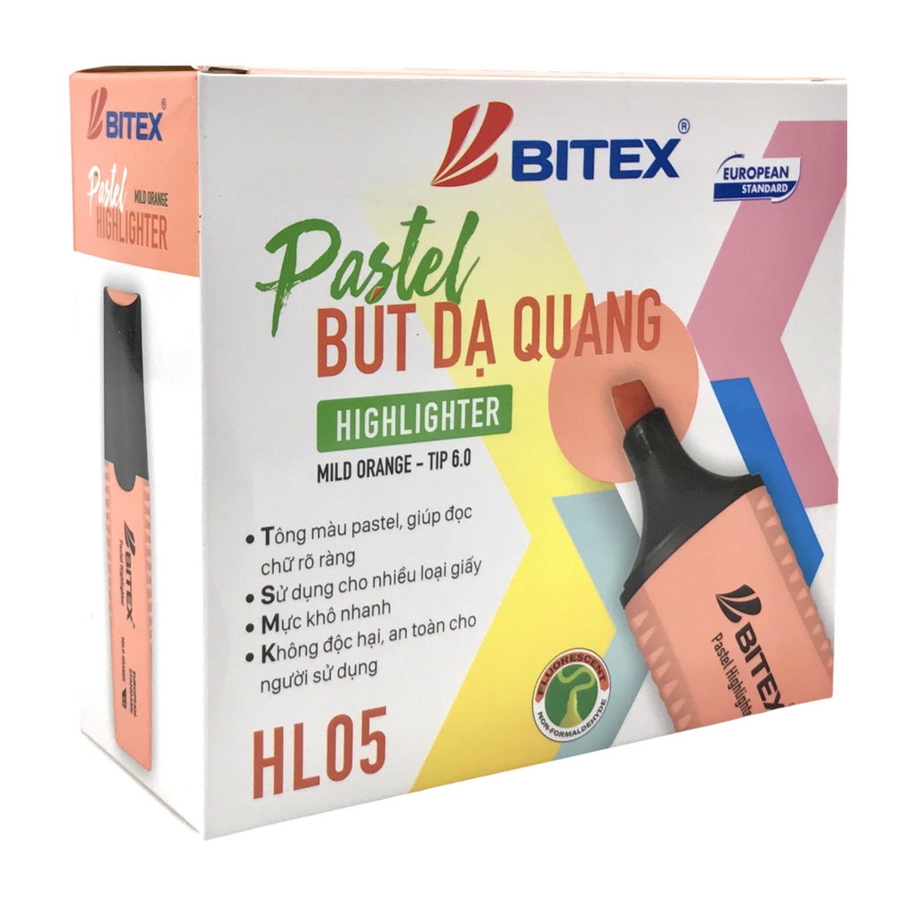 Bút dạ quang Bitex HL05 0astel (12)
