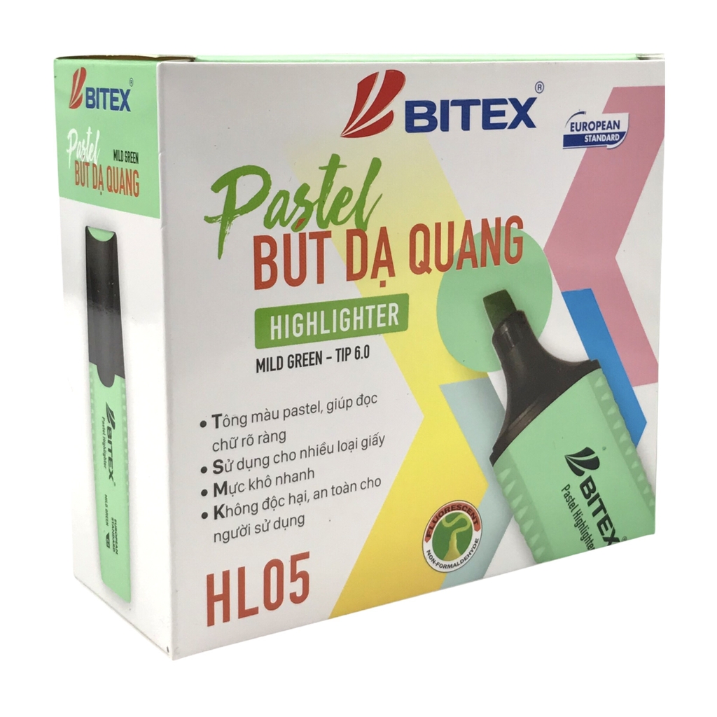 Bút dạ quang Bitex HL05 0astel (12)