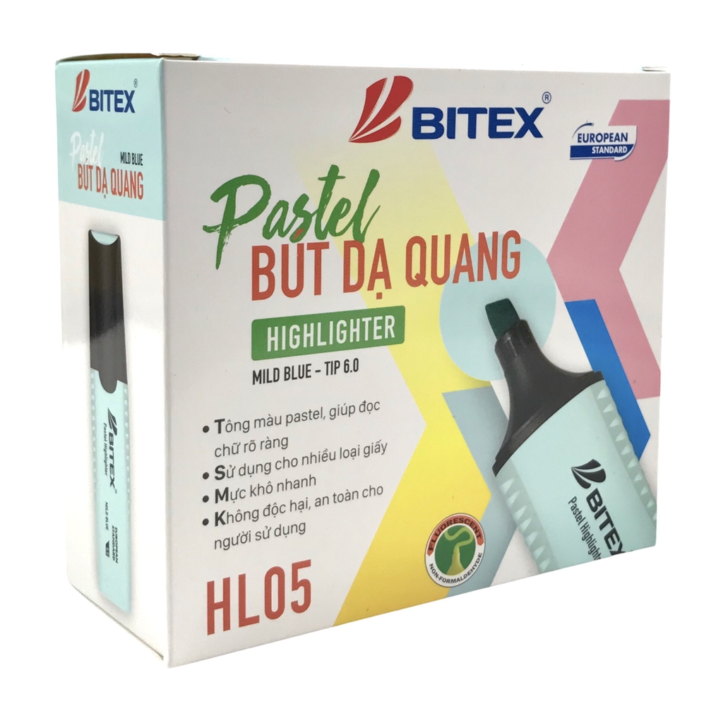 Bút dạ quang Bitex HL05 0astel (12)