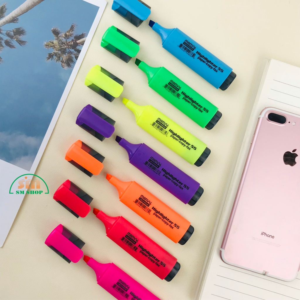 Bút dạ quang Marvy 55 (12)