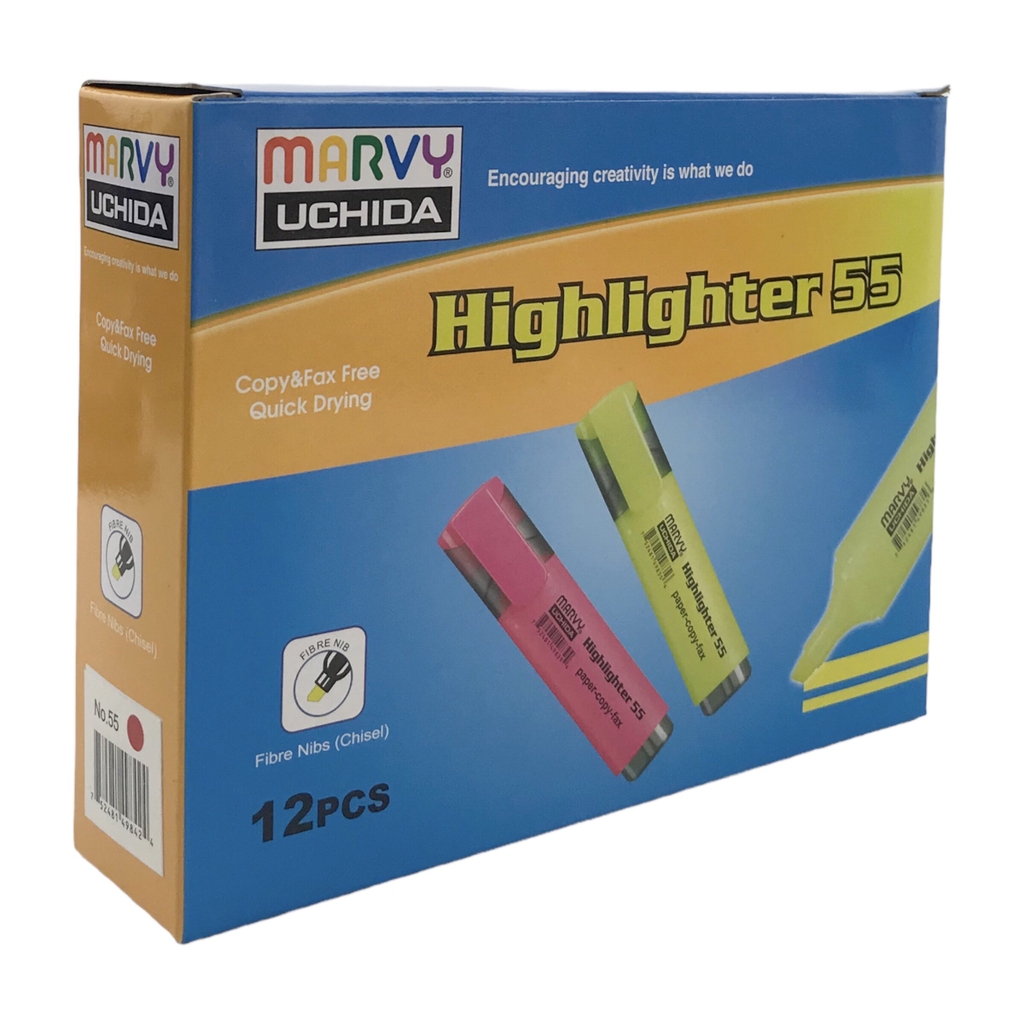 Bút dạ quang Marvy 55 (12)