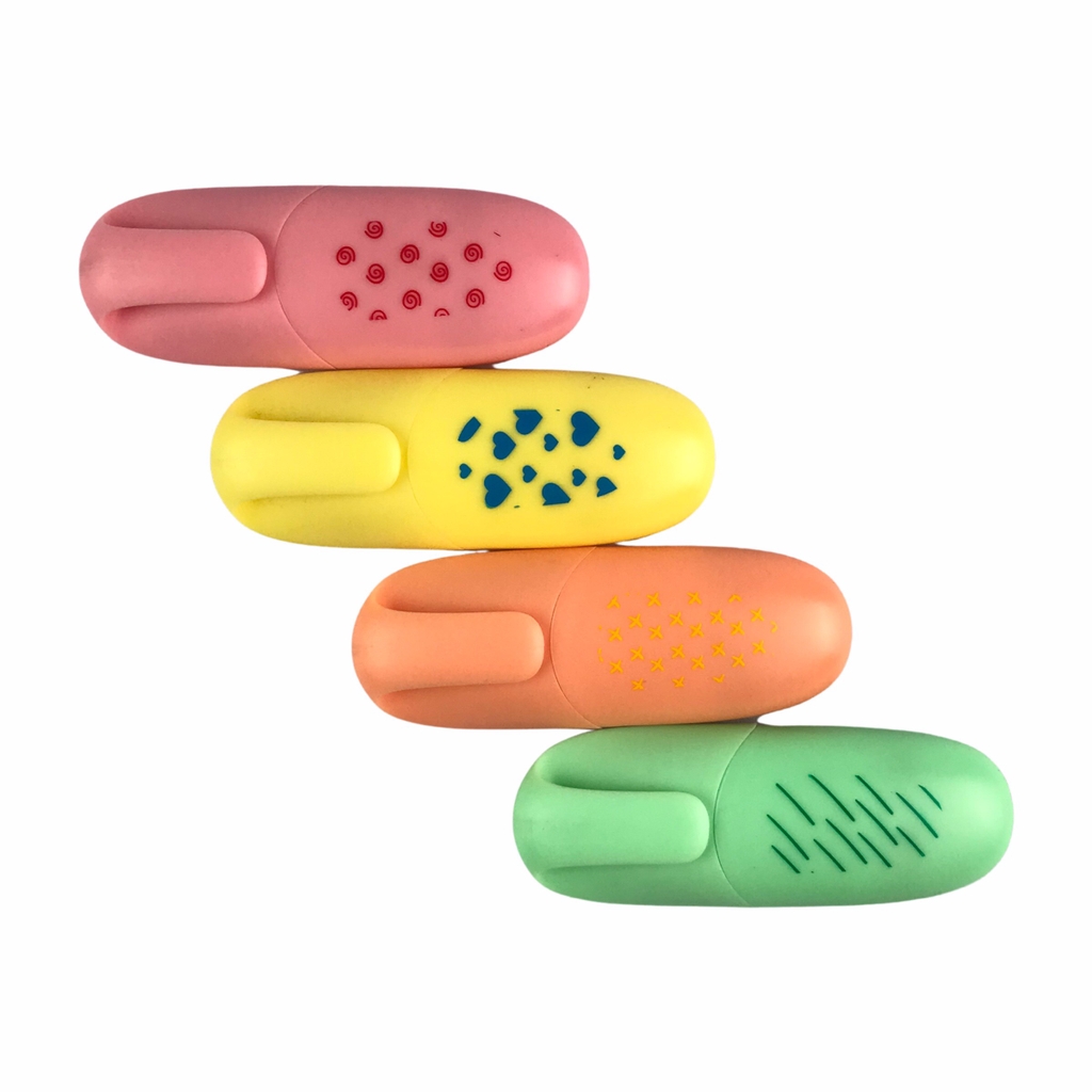 Bút dạ quang Marvy HL60P-4V 4 màu pastel