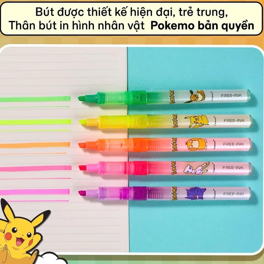 Bút dạ quang TL free-ink HL-020/PKM (10)