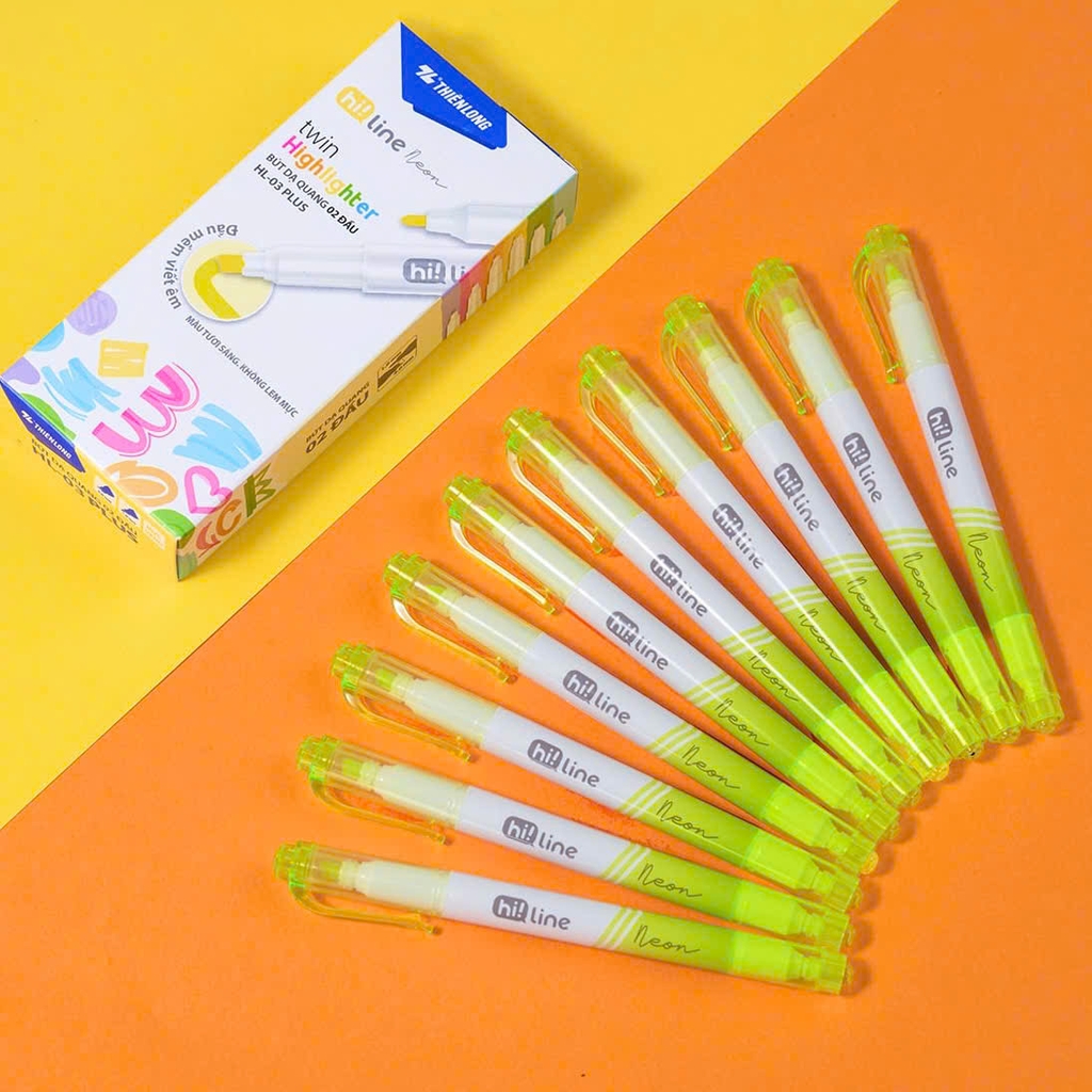 Bút dạ quang TL HL-03 Plus, Bút nhớ dòng, Bút highlight (10/720)