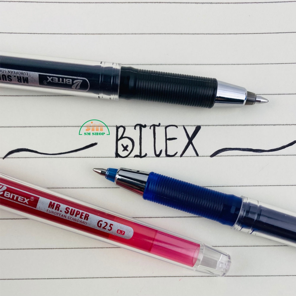 Bút gel Bitex Mr Super G25 0.7mm (20)