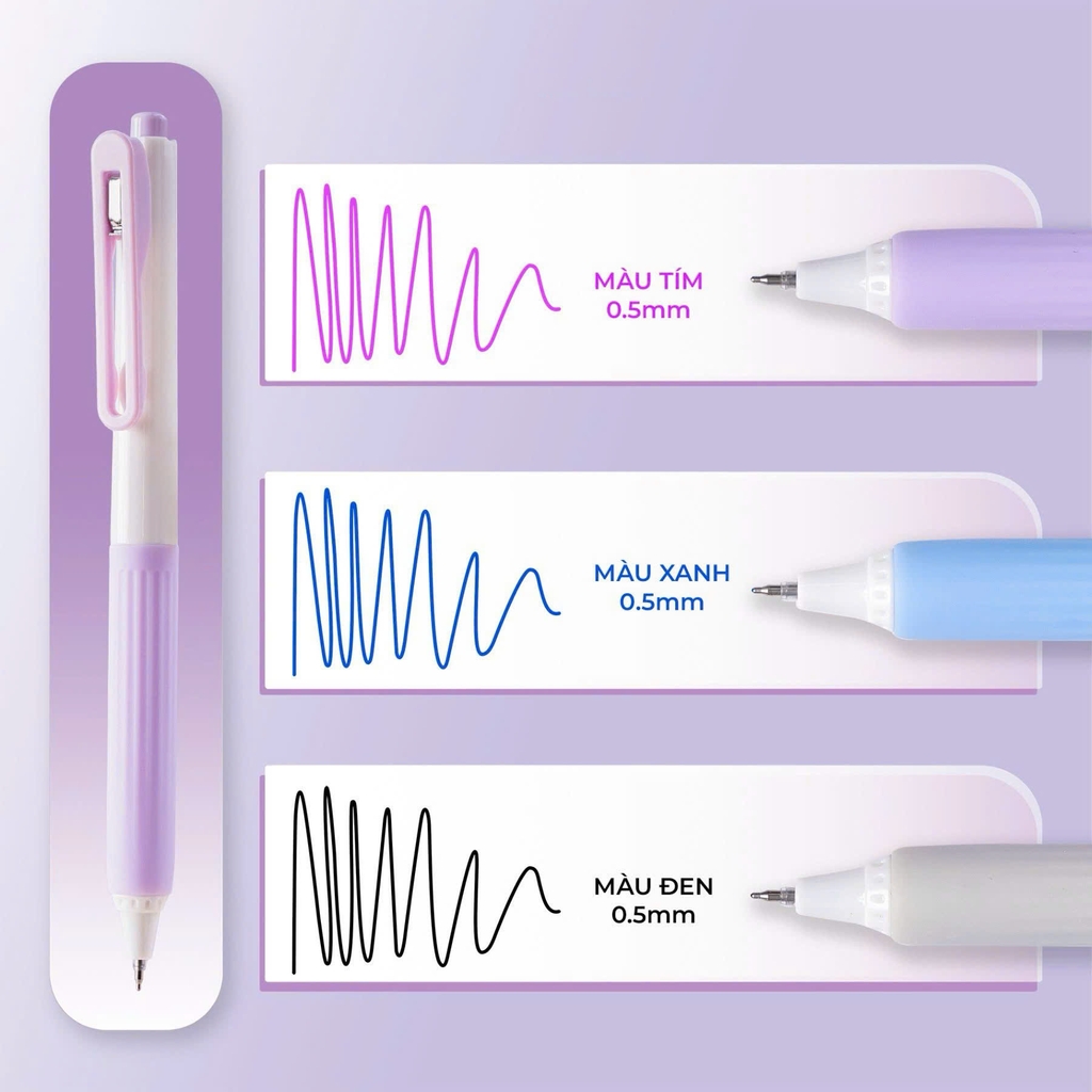 Bút gel ClassMate CL-GP113 (10), Bút bi nước, Văn phòng phẩm