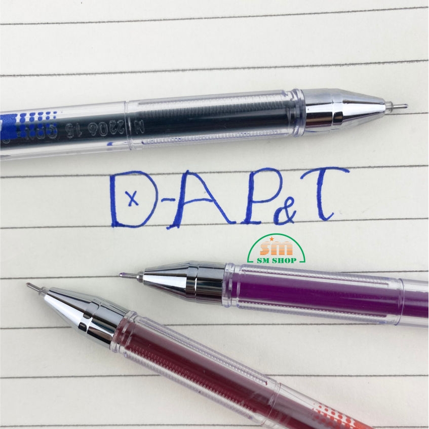 Bút gel D.A P&T 3-Zero 0.38mm (12/144/1152)