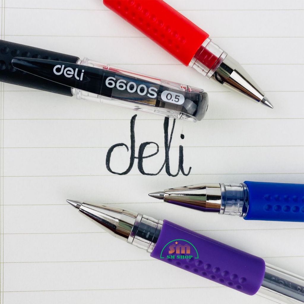 Bút gel Deli 6600S (12/144)