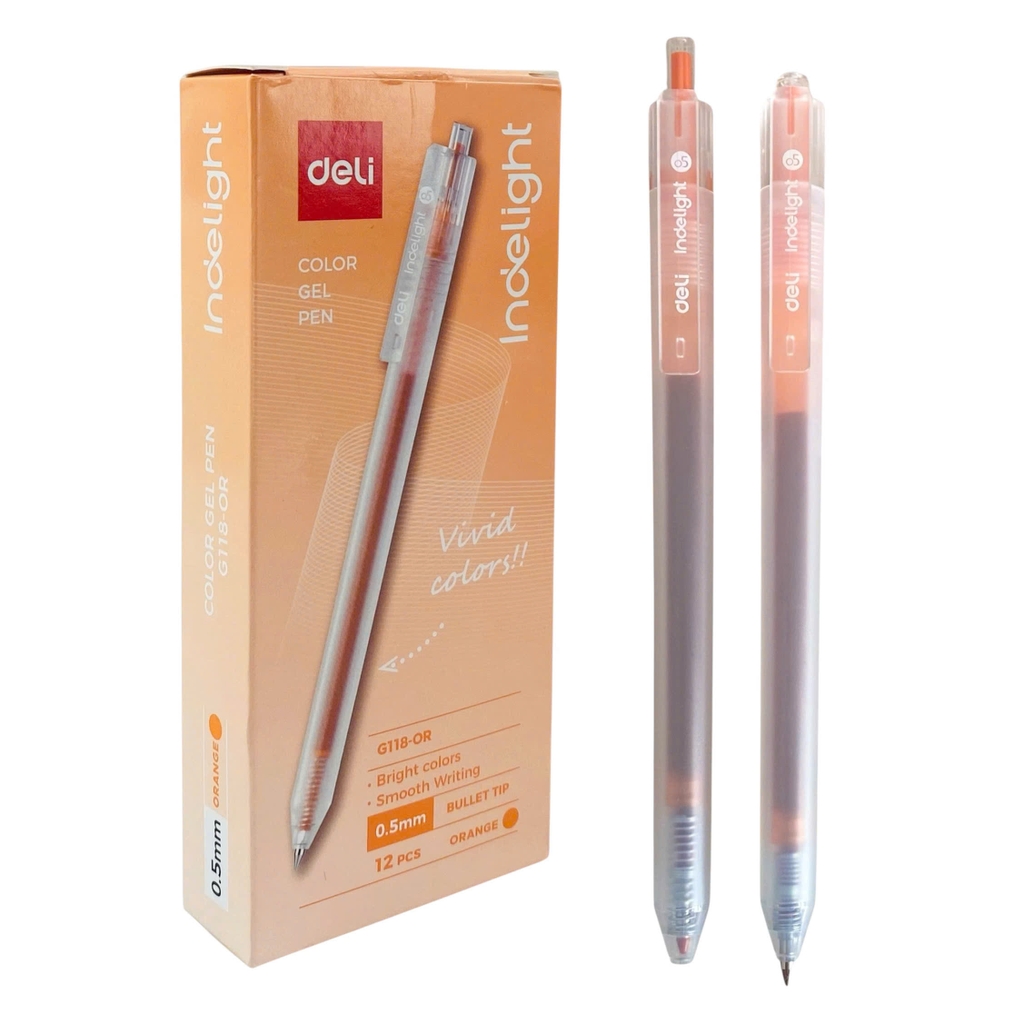 Bút gel Deli G118, Bút nước, Bút gel (12/144)