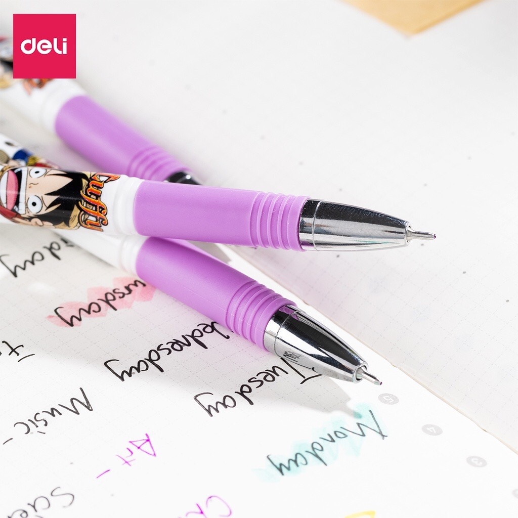 Bút gel Deli G13-PR tím (12/144)