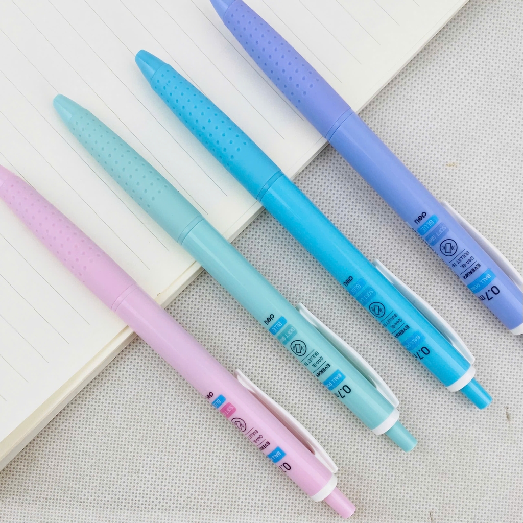 Bút gel Deli Q44-BL xanh (12)