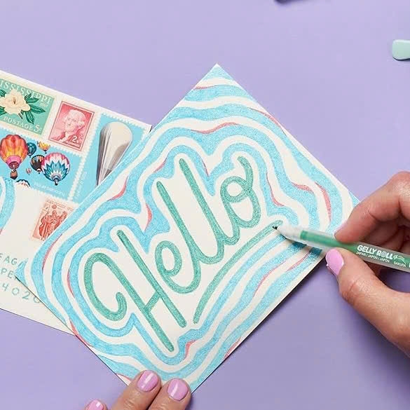 Bút gel Gelly Roll Stardust XPGB, Bút trang trí, Bút nhũ (12)