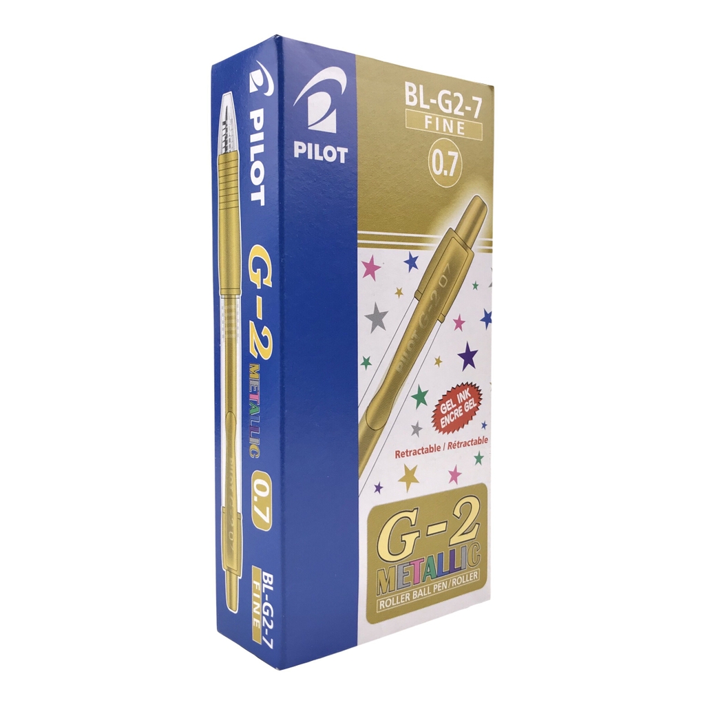 Bút gel Pilot BL-G2-7 màu nhũ (12)