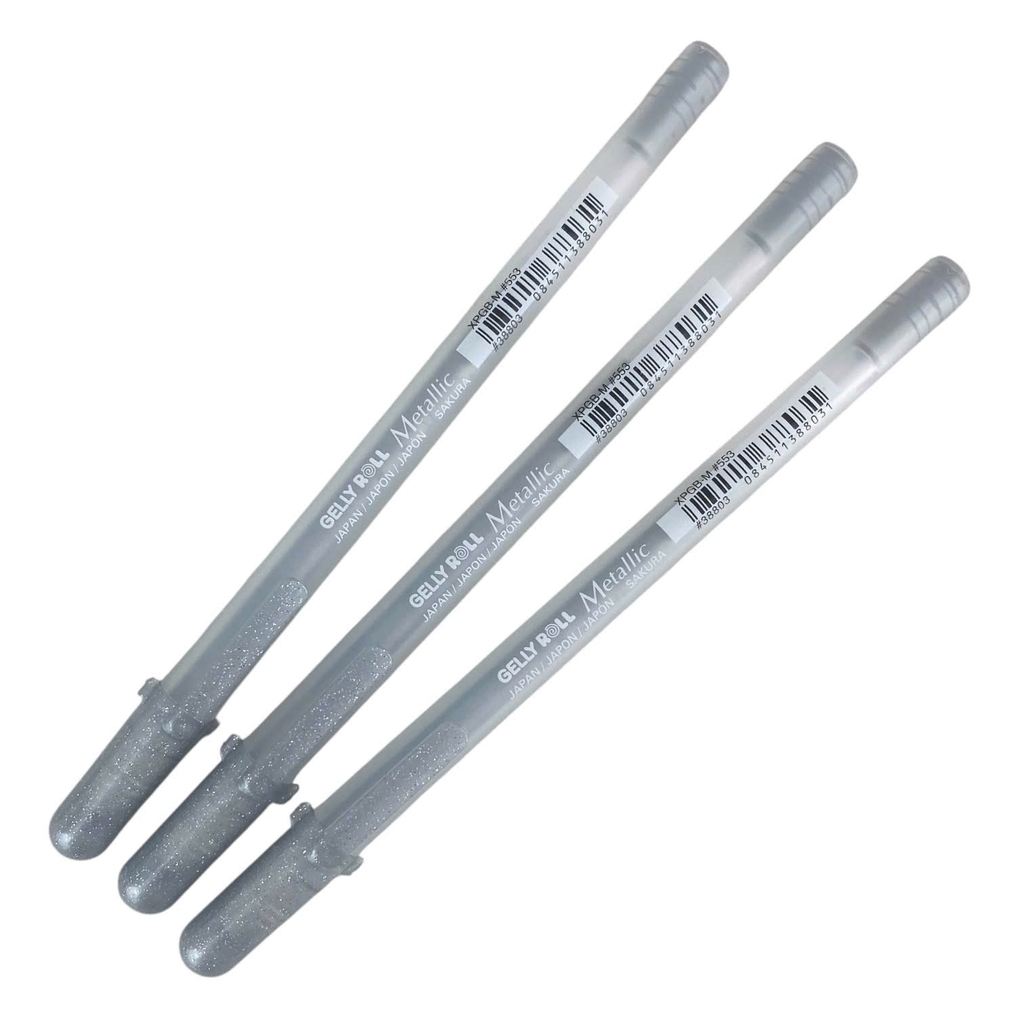Bút gel Sakura Gelly roll Metallic XPGB-M, Bút trang trí, Bút kim tuyến (12)