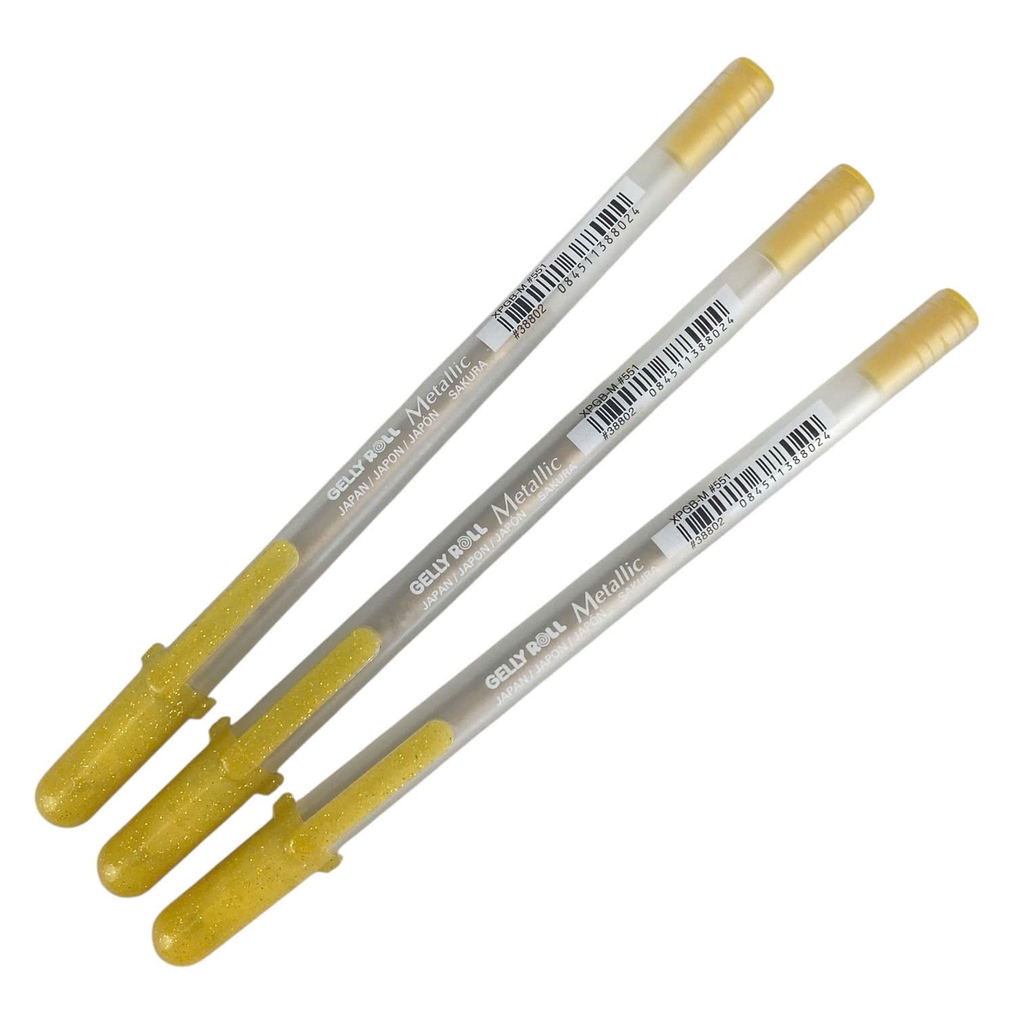 Bút gel Sakura Gelly roll Metallic XPGB-M, Bút trang trí, Bút kim tuyến (12)