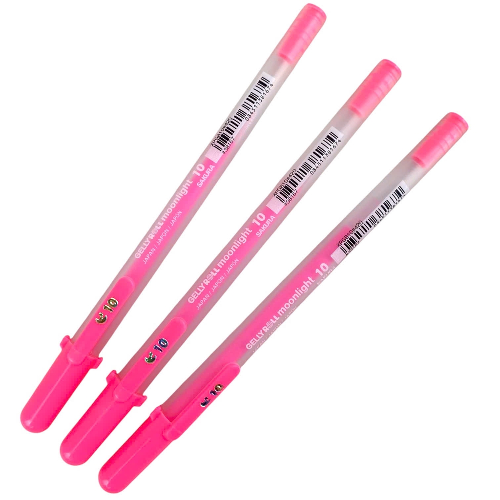 Bút gel Sakura Gelly Roll moonlight XPGB10, Bút neon, Bút trang trí (12)