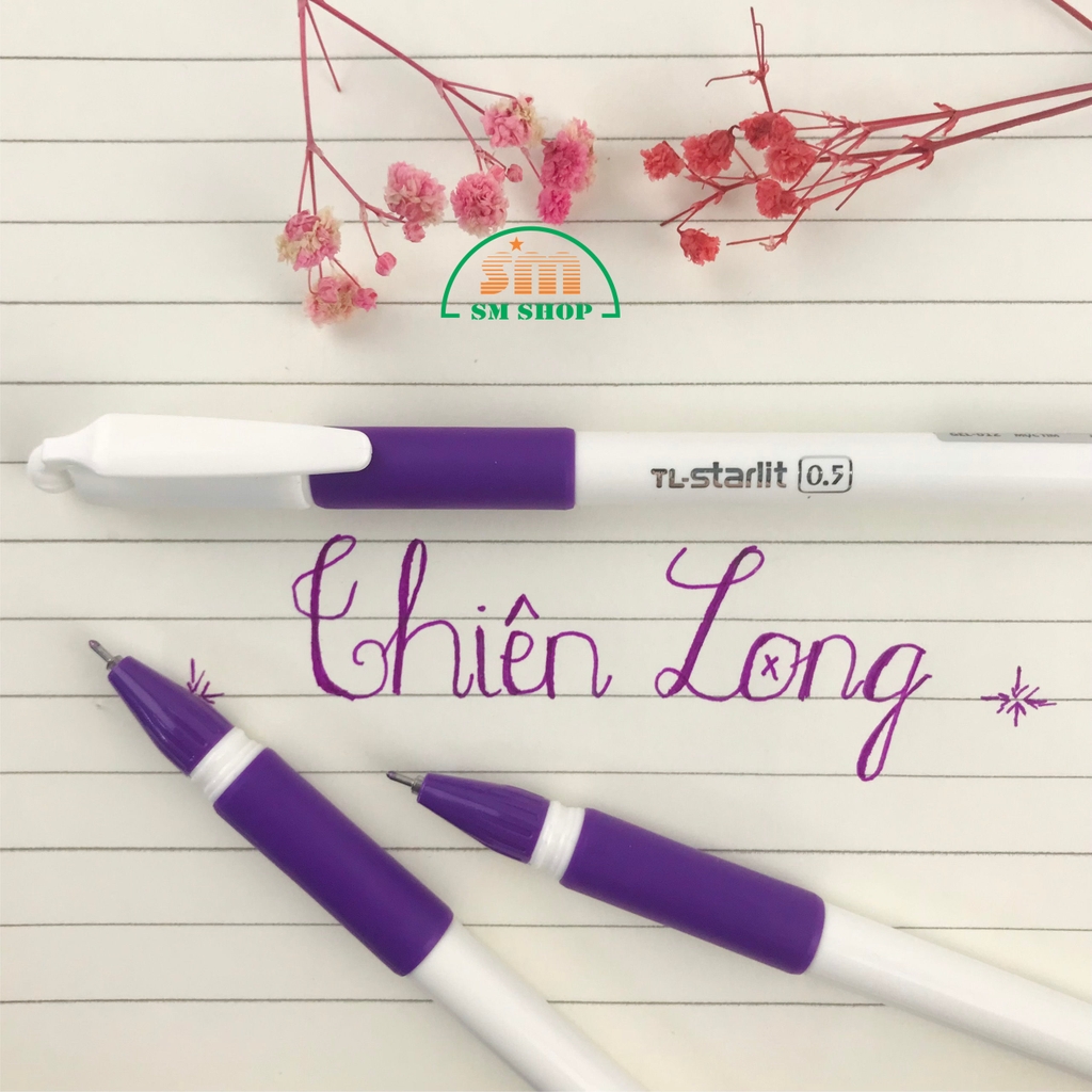 Bút gel TL Gel-012 tím (20/960)