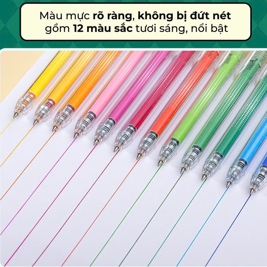 Bút gel TL GeL-050/ Plus (10), Bút bi nước, Viết mực nước, Văn phòng phẩm