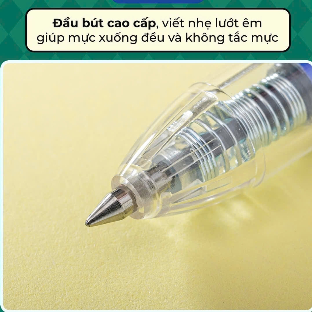 Bút gel TL GeL-050/ Plus (10), Bút bi nước, Viết mực nước, Văn phòng phẩm