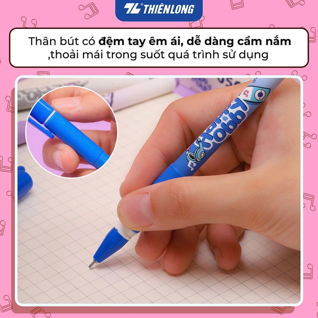 Bút gel TL GeL-056 tím (20)