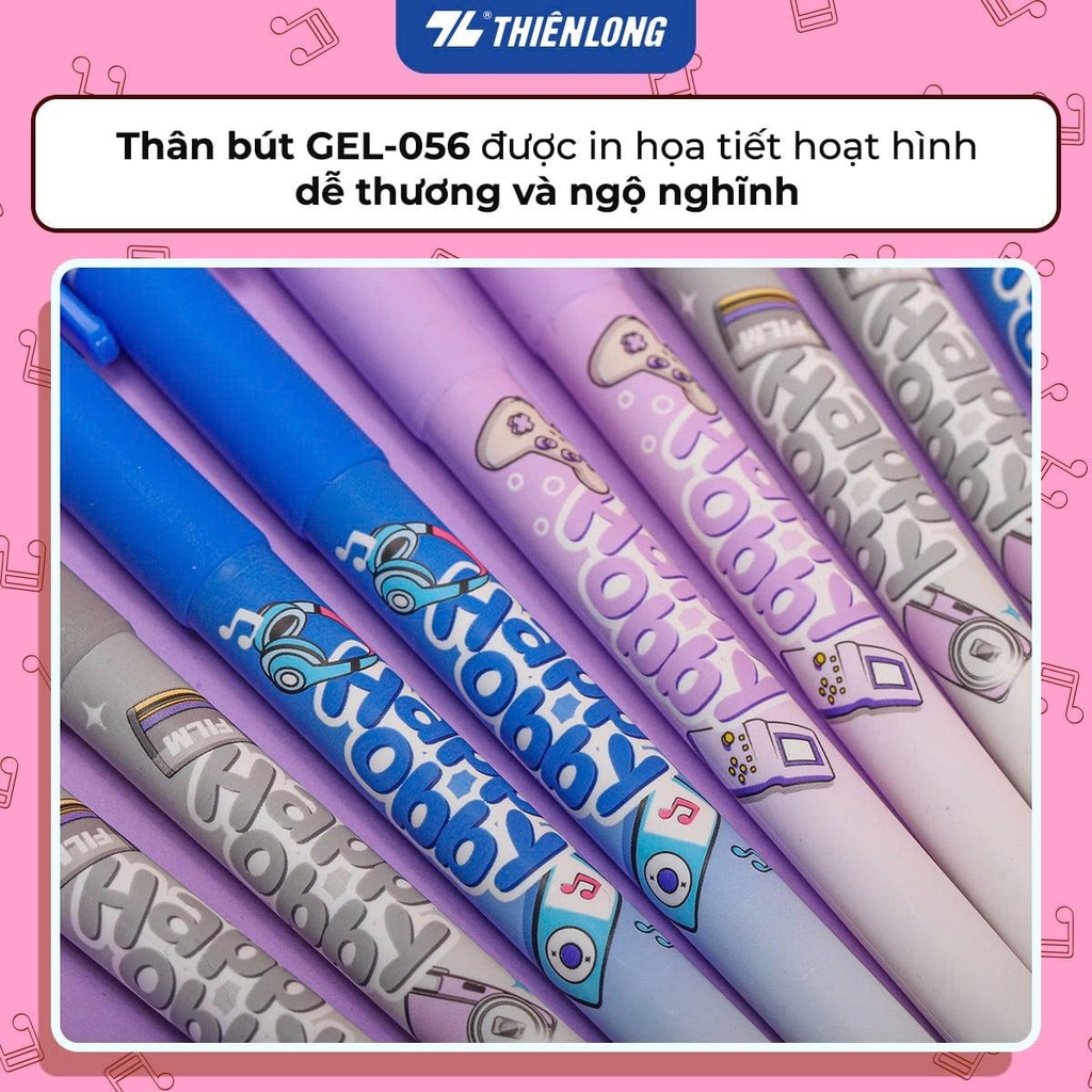 Bút gel TL GeL-056 tím (20)