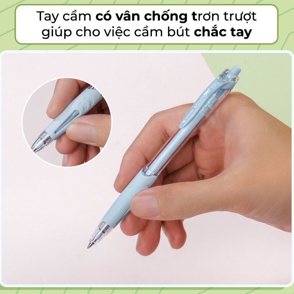 Bút gel TL GeL-129 xanh dương (10)