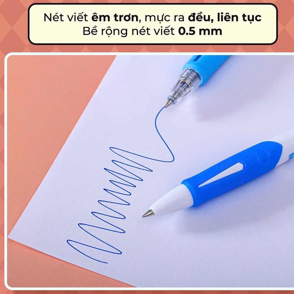 Bút gel TL GeL-129/Plus 0.5mm, Viết nước, Gel pen, Bút mực gel (20)