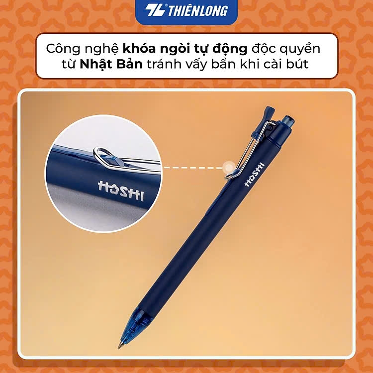 Bút gel TL Hoshi GeL-047/HS xanh (10)