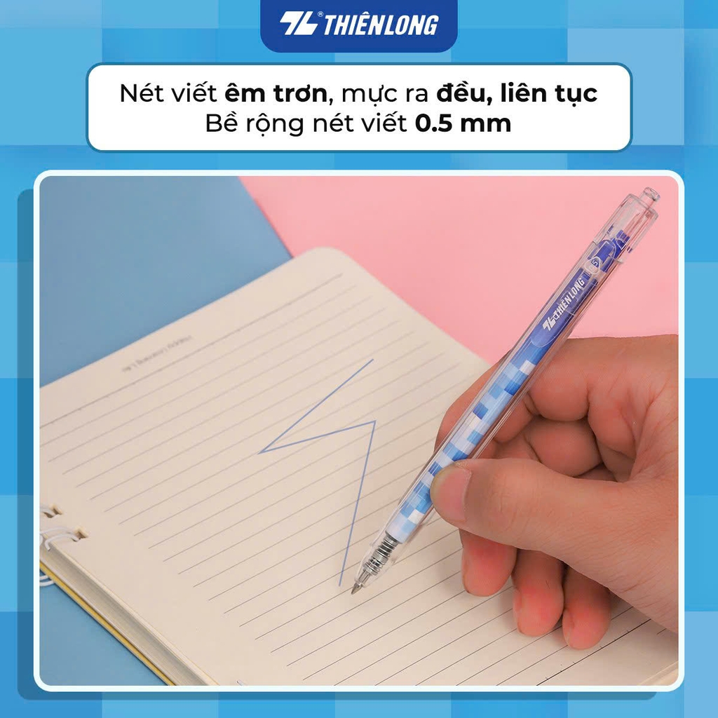 Bút gel TL Quick Dry GeL-066 xanh (10)