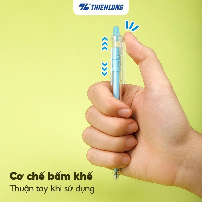Bút gel xóa được TL Gel E-007 xanh dương (10)