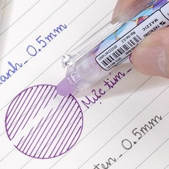 Bút gel xóa được TL Gel E-007/V1 tím (10)