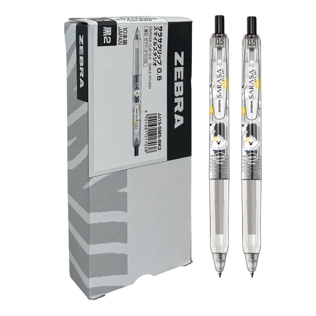 Bút gel Zebra Sarasa Clip JJ15-SMS 0.5mm (10)