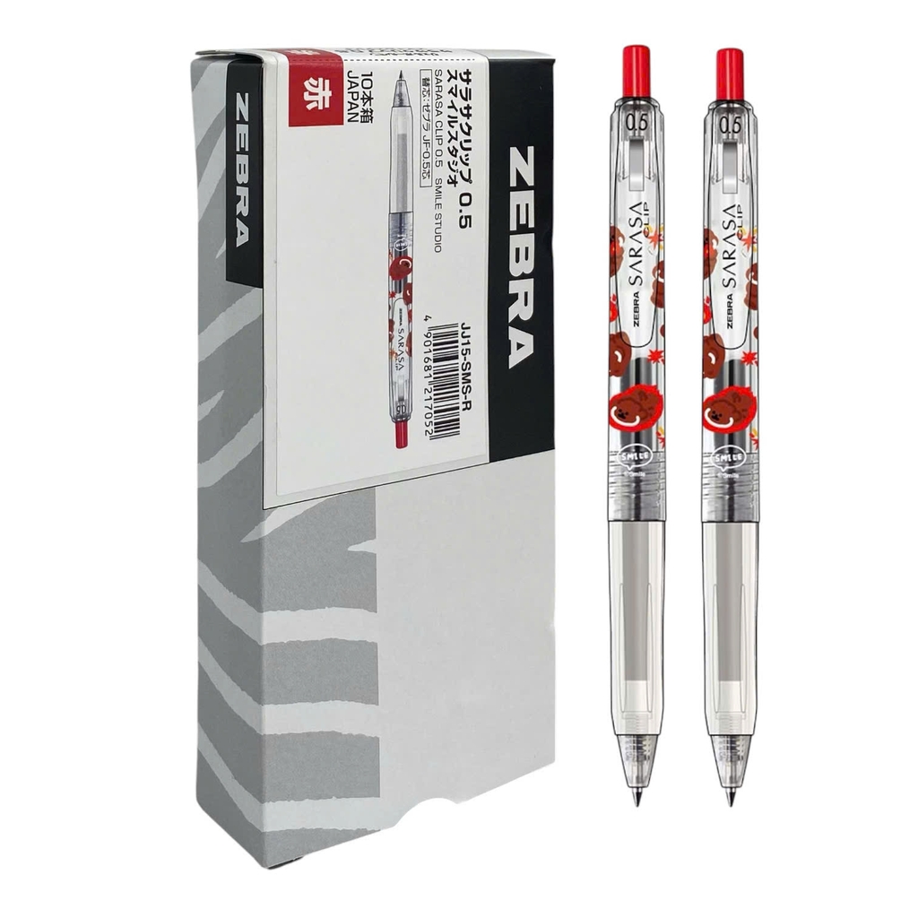 Bút gel Zebra Sarasa Clip JJ15-SMS 0.5mm (10)