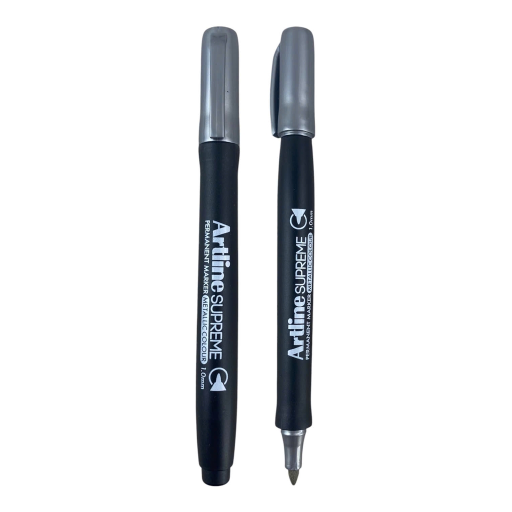 Bút lông dầu nhũ Artline Supreme EPF-790, viết ghi băng keo, văn phòng phẩm (12)